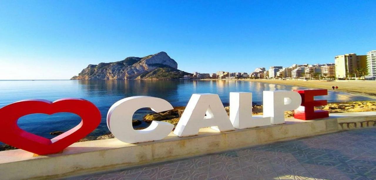 Moderno Apartamento Con Vistas Al Mar カルプ エクステリア 写真